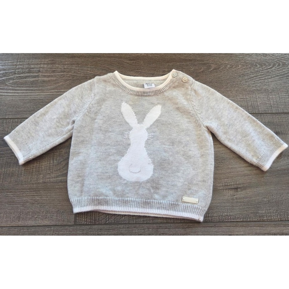 Janie and jack bunny sweater size 0-3 mos